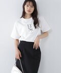 バーティカルロゴボクシーTシャツ