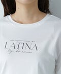 メタルプレートラティーナロゴTシャツ