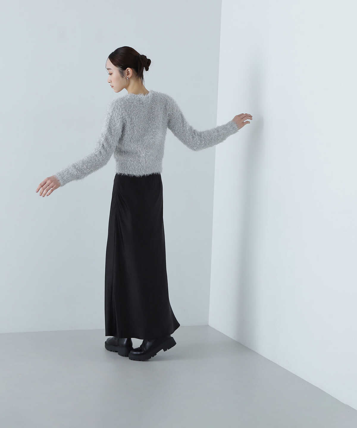 seyto（セイト）の「Lame melange knit short cardigan / ラメメランジニットショートカーディガン（カーディガン/ボレロ）」  - WEAR