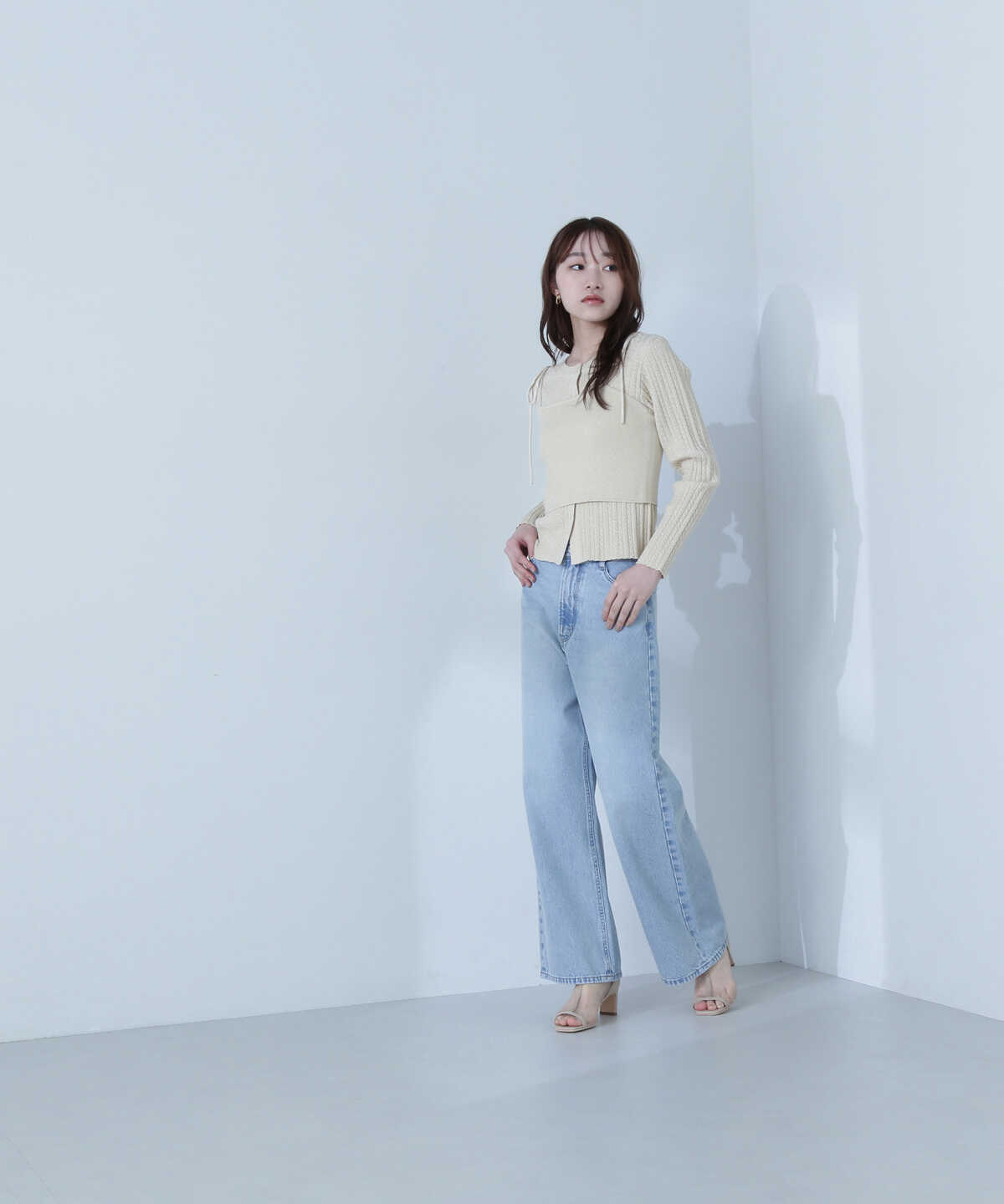 NPL HMシェルケーブルflowerカーデweb完売｜トップス