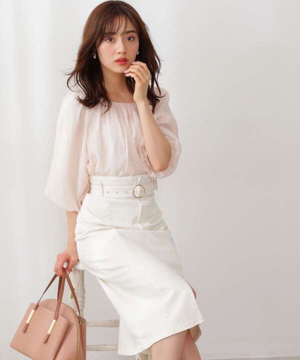 デニムタイトスカート Proportion Body Dressing サンエービーディーオンラインストア Sanei Online Store