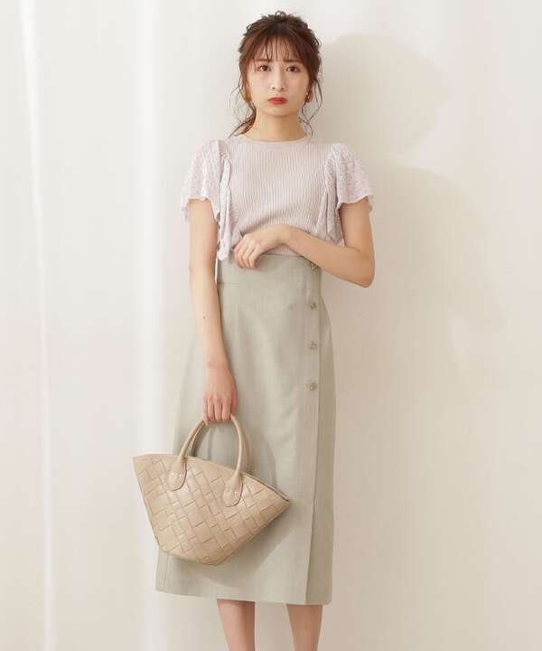 美人百花5月号 掲載商品 バックデザインタイトスカート Proportion Body Dressing サンエービーディーオンラインストア Sanei Online Store