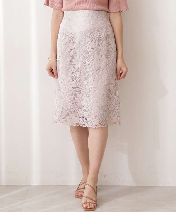 先行予約4月上旬 4月中旬入荷予定 フラワーレースタイトスカート Proportion Body Dressing サンエービーディーオンラインストア Sanei Online Store