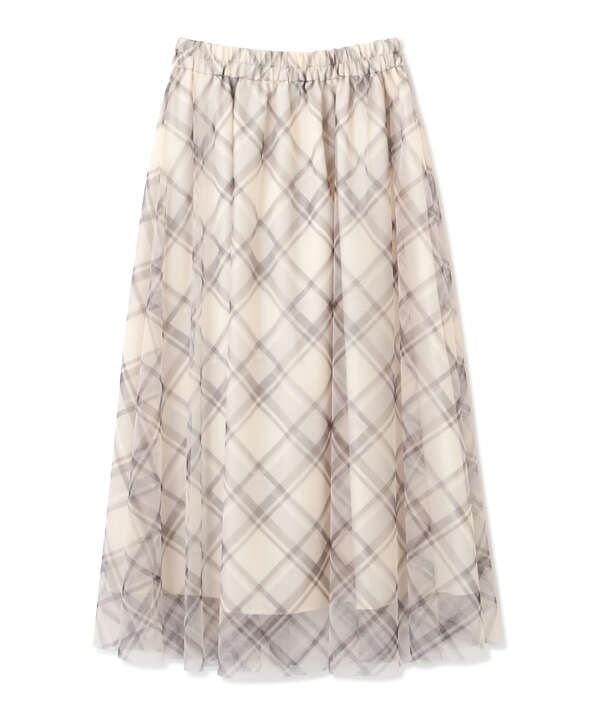 Edit Cologne チェックチュールスカート Proportion Body Dressing サンエービーディーオンラインストア Sanei Online Store