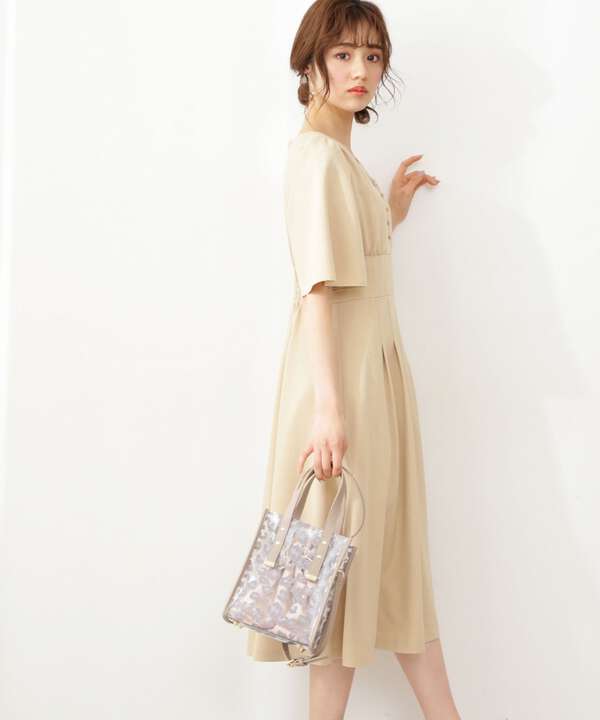 フレアスリーブタックワンピース Proportion Body Dressing サンエービーディーオンラインストア Sanei Online Store