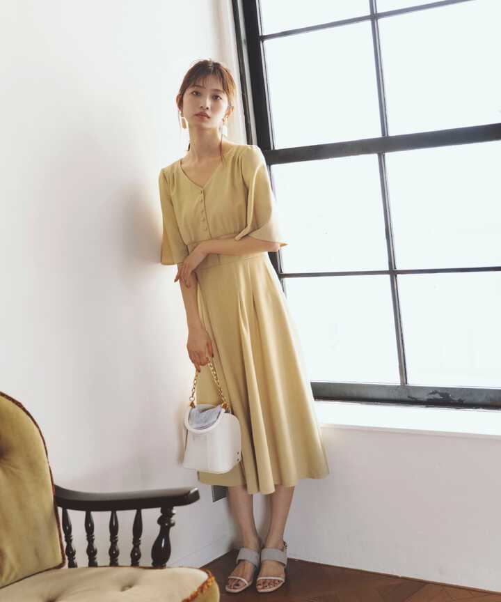 フレアスリーブタックワンピース Proportion Body Dressing サンエービーディーオンラインストア Sanei Online Store