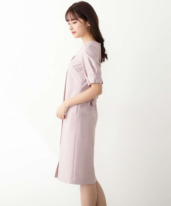 バックリボンタイトワンピース Proportion Body Dressing サンエービーディーオンラインストア Sanei Online Store