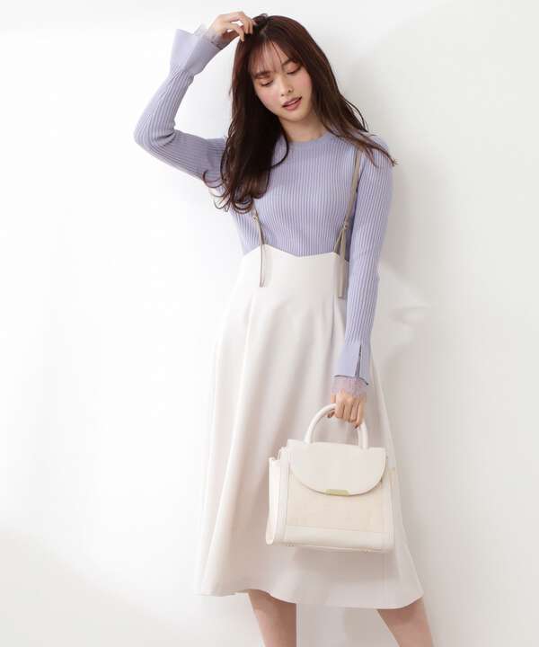 バックリボンtrジャンパースカート Proportion Body Dressing サンエービーディーオンラインストア Sanei Bd Online Store