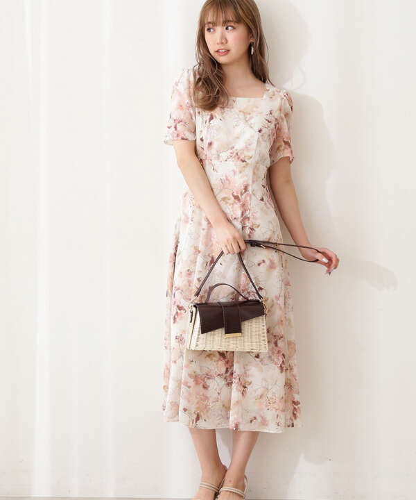 ファジーフラワープリントワンピース Proportion Body Dressing プロポーションボディドレッシング 公式 通販mix Tokyo ミックスドットトウキョウ