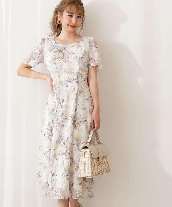 ファジーフラワープリントワンピース Proportion Body Dressing サンエービーディーオンラインストア Sanei Online Store