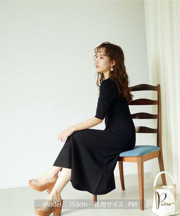 クラシカル衿付ニットワンピース Proportion Body Dressing サンエービーディーオンラインストア Sanei Online Store