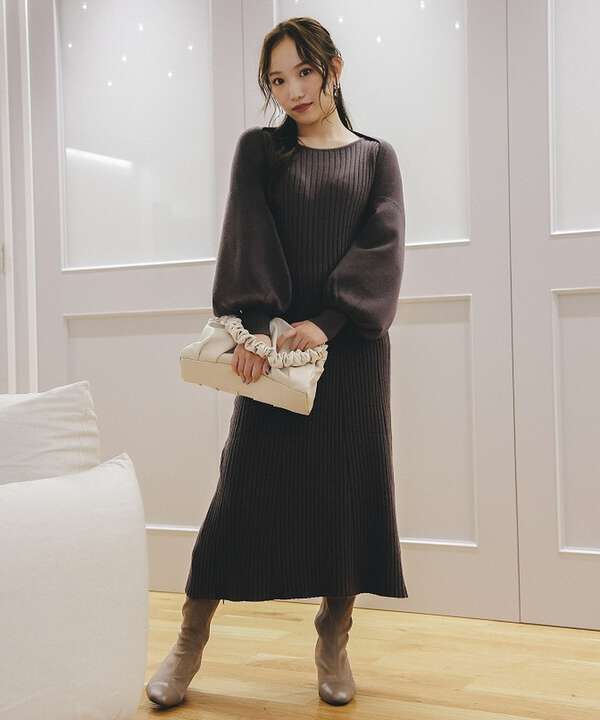 ボレロ付ニットワンピース Proportion Body Dressing サンエービーディーオンラインストア Sanei Online Store