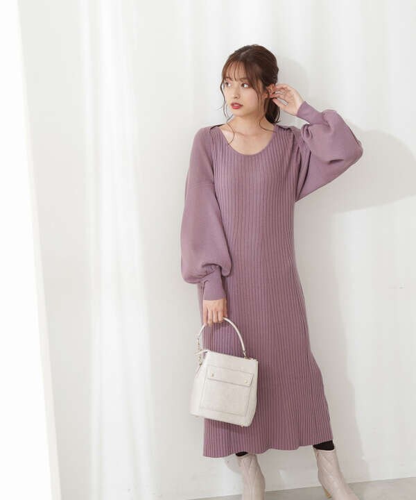 ボレロ付ニットワンピース Proportion Body Dressing サンエービーディーオンラインストア Sanei Online Store