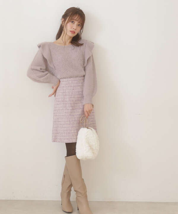 ツイードミニスカート(1212120003) | PROPORTION BODY DRESSING ( プロポーションボディドレッシング ) | 【公式】通販 MIX.Tokyo ツイードミニスカート(1212120003) | PROPORTION BODY DRESSING ( プロポーションボディドレッシング ) | 【公式】通販 MIX.Tokyo