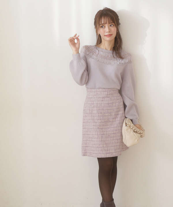 ツイードミニスカート(1212120003) | PROPORTION BODY DRESSING ( プロポーションボディドレッシング ) | 【公式】通販 MIX.Tokyo ツイードミニスカート(1212120003) | PROPORTION BODY DRESSING ( プロポーションボディドレッシング ) | 【公式】通販 MIX.Tokyo