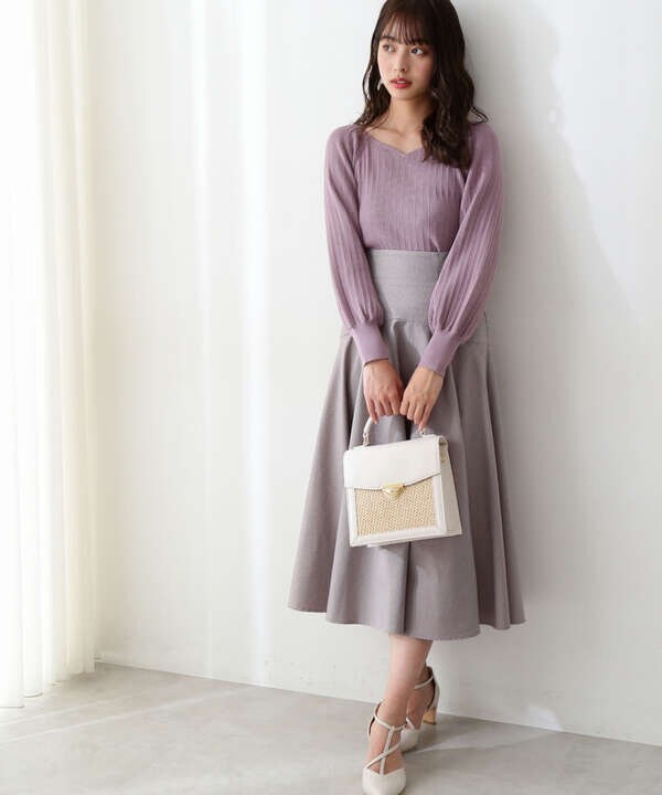 ヨーク切り替えチェックフレアスカート Proportion Body Dressing サンエービーディーオンラインストア Sanei Online Store