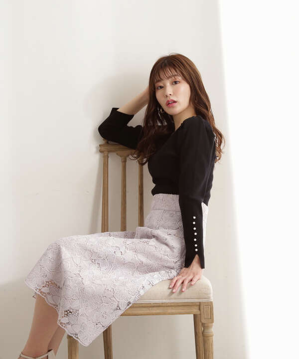 ケミカルレースフレアスカート Proportion Body Dressing サンエービーディーオンラインストア Sanei Online Store
