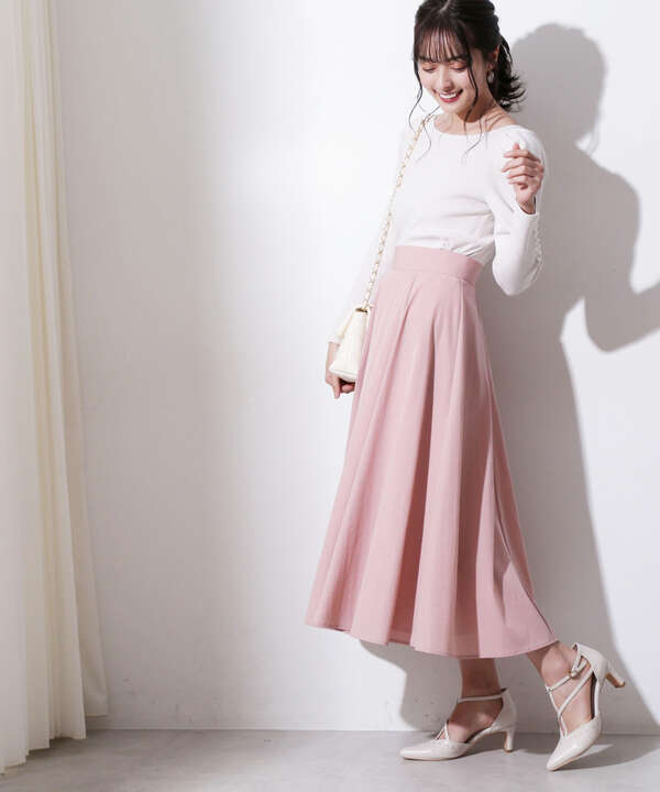 ロングカラーフレアスカート Proportion Body Dressing サンエービーディーオンラインストア Sanei Online Store