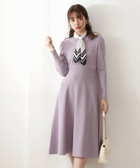 クラシカルニットバックデザインワンピース Proportion Body Dressing サンエービーディーオンラインストア Sanei Online Store