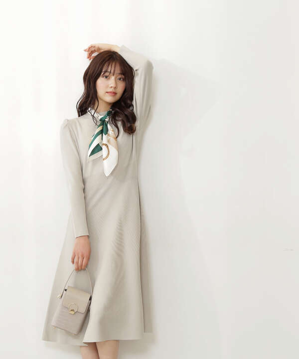 クラシカルニットバックデザインワンピース Proportion Body Dressing サンエービーディーオンラインストア Sanei Online Store