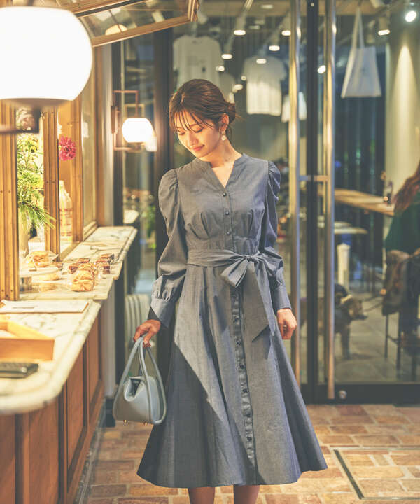 美人百花4月号掲載商品 シャンブレーシャツワンピース Proportion Body Dressing サンエービーディーオンラインストア Sanei Online Store