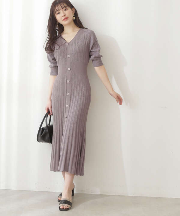 美人百花5月号 宇垣美里さん着用商品 フロント釦ロングニットワンピース Web限定カラー オレンジ Proportion Body Dressing サンエービーディーオンラインストア Sanei Online Store 美人百花5月号 宇垣美里さん着用商品 フロント釦ロングニットワンピース Web限定カラー オレンジ Proportion Body Dressing サンエービーディーオンラインストア Sanei Online Store