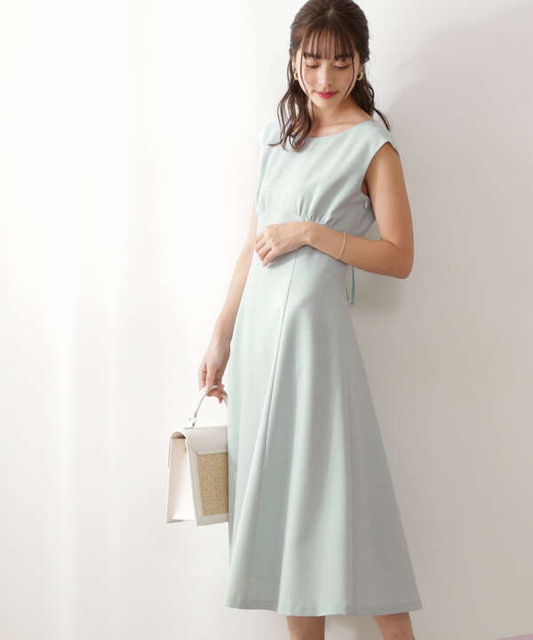 カラーフレンチスリーブワンピース Www Hoshimoto Co Jp