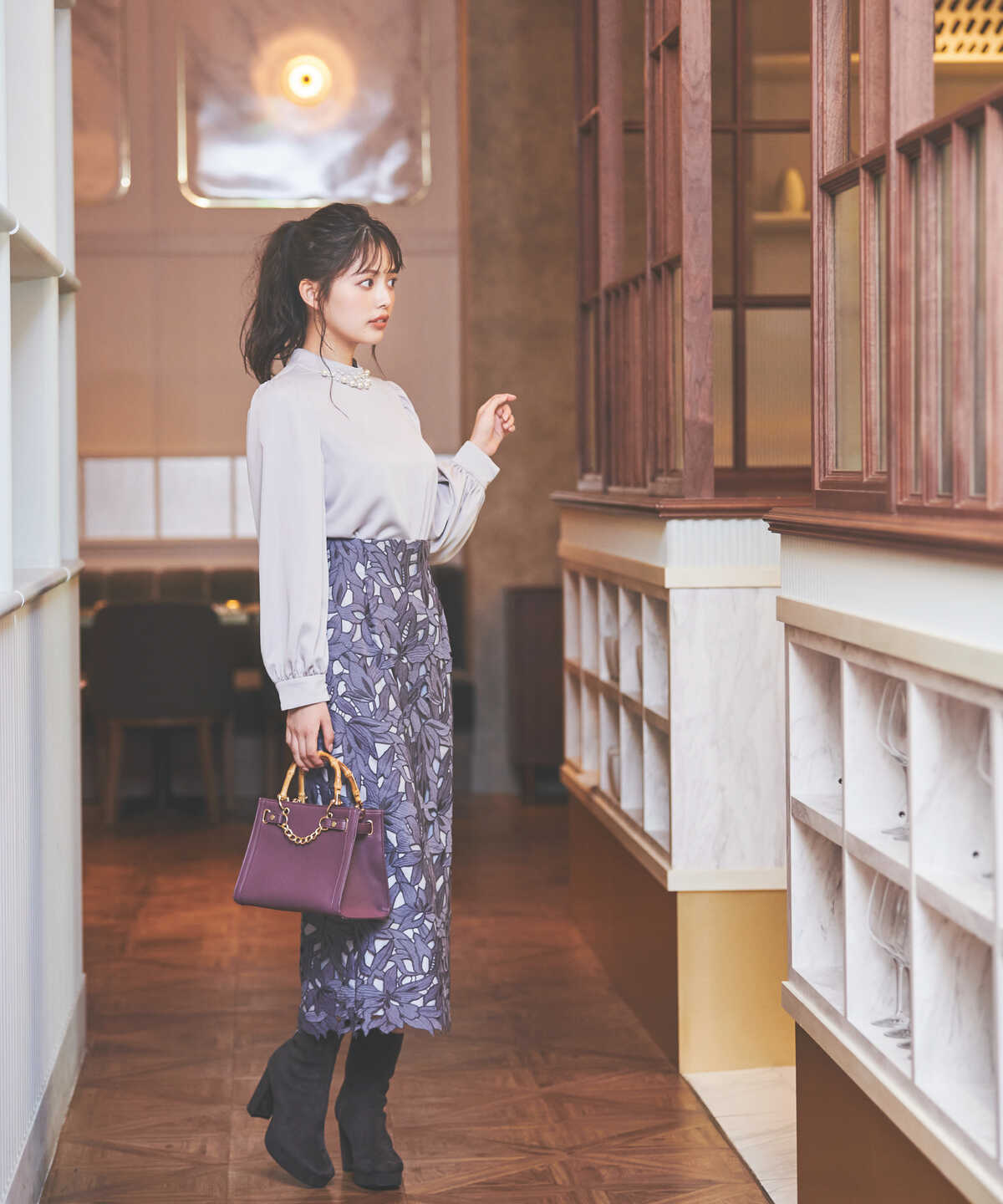 プロポーション　宇垣美里さん着用セットアップ　美人百花　コーディネート　通勤 宇垣美里さんが実践♡ワンツーでつくる知的な通勤スタイル＜4/17