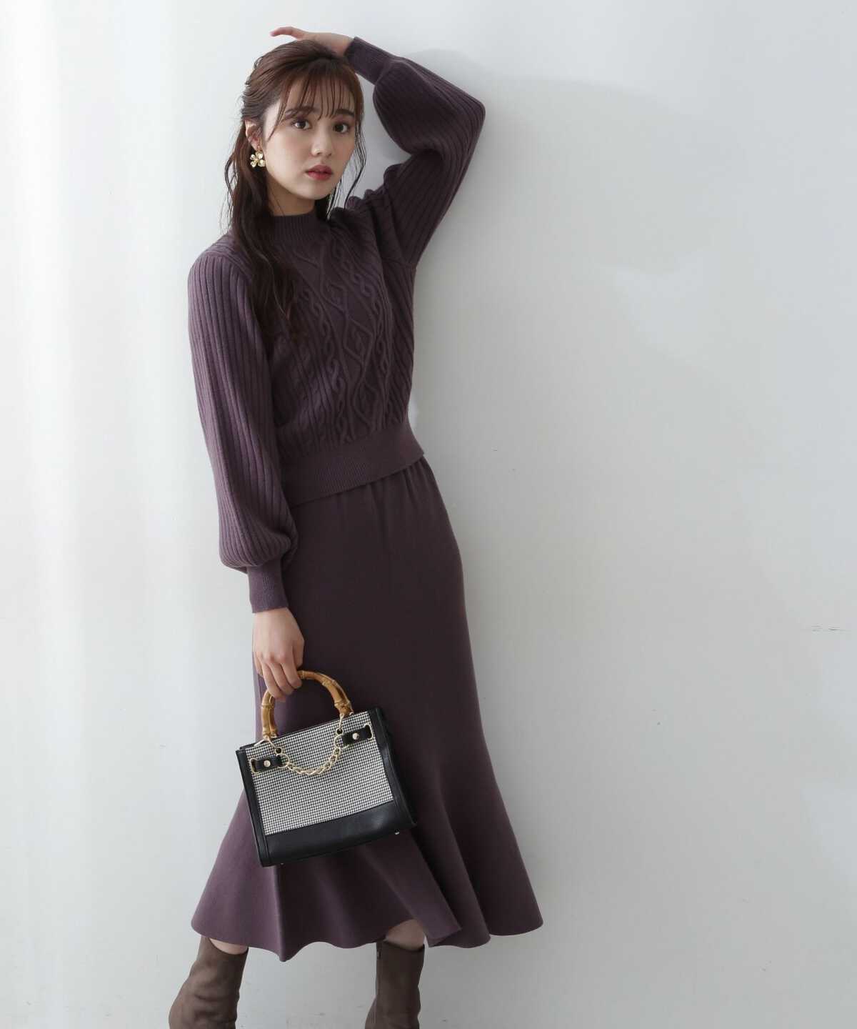 ケーブルニットセットアップ | PROPORTION BODY DRESSING | サンエー 
