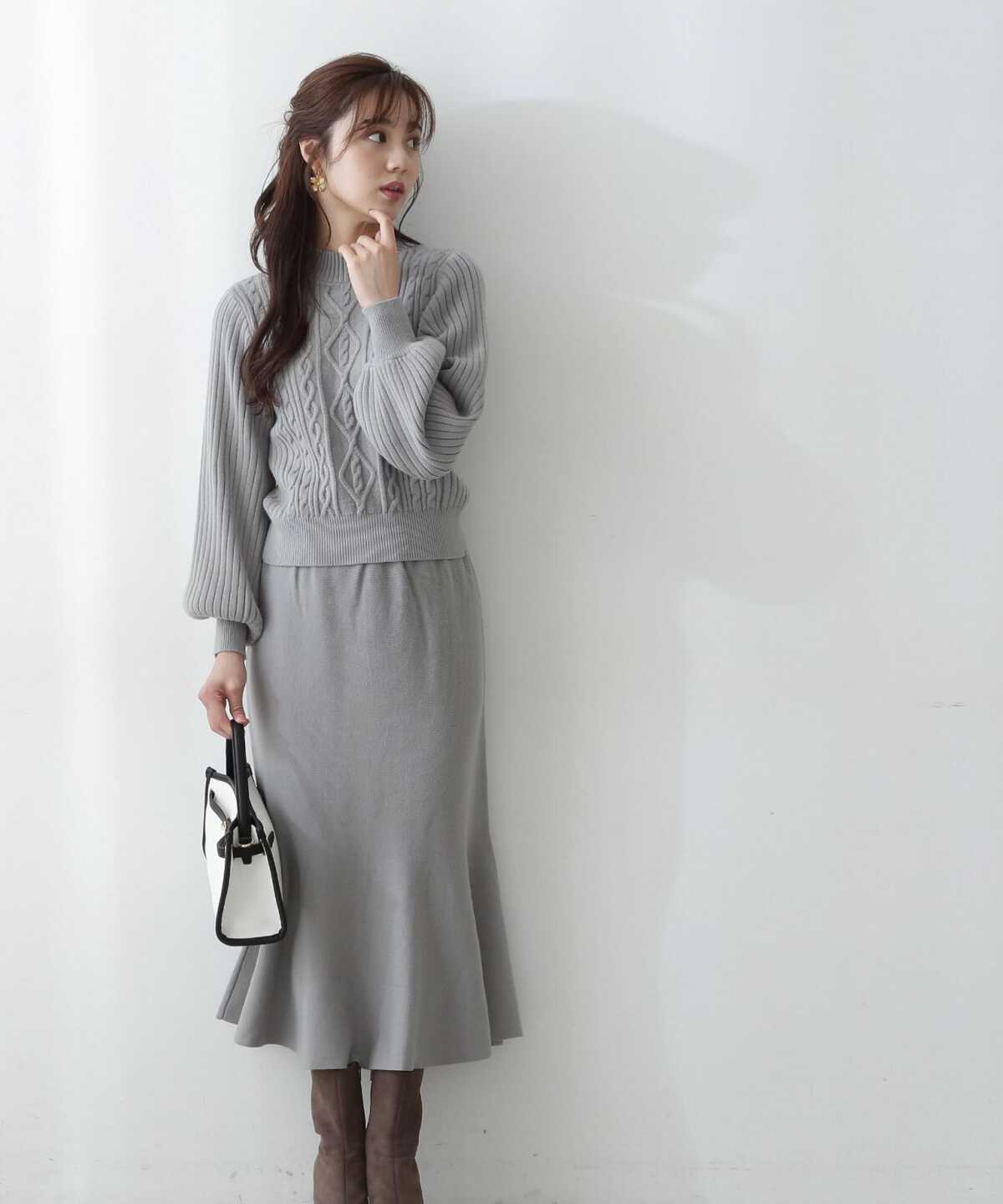 ケーブルニットセットアップ | PROPORTION BODY DRESSING | サンエー 