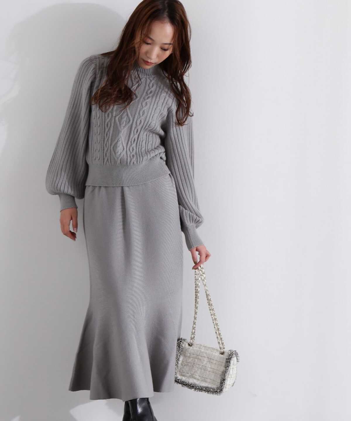 ケーブルニットセットアップ | PROPORTION BODY DRESSING | サンエー 
