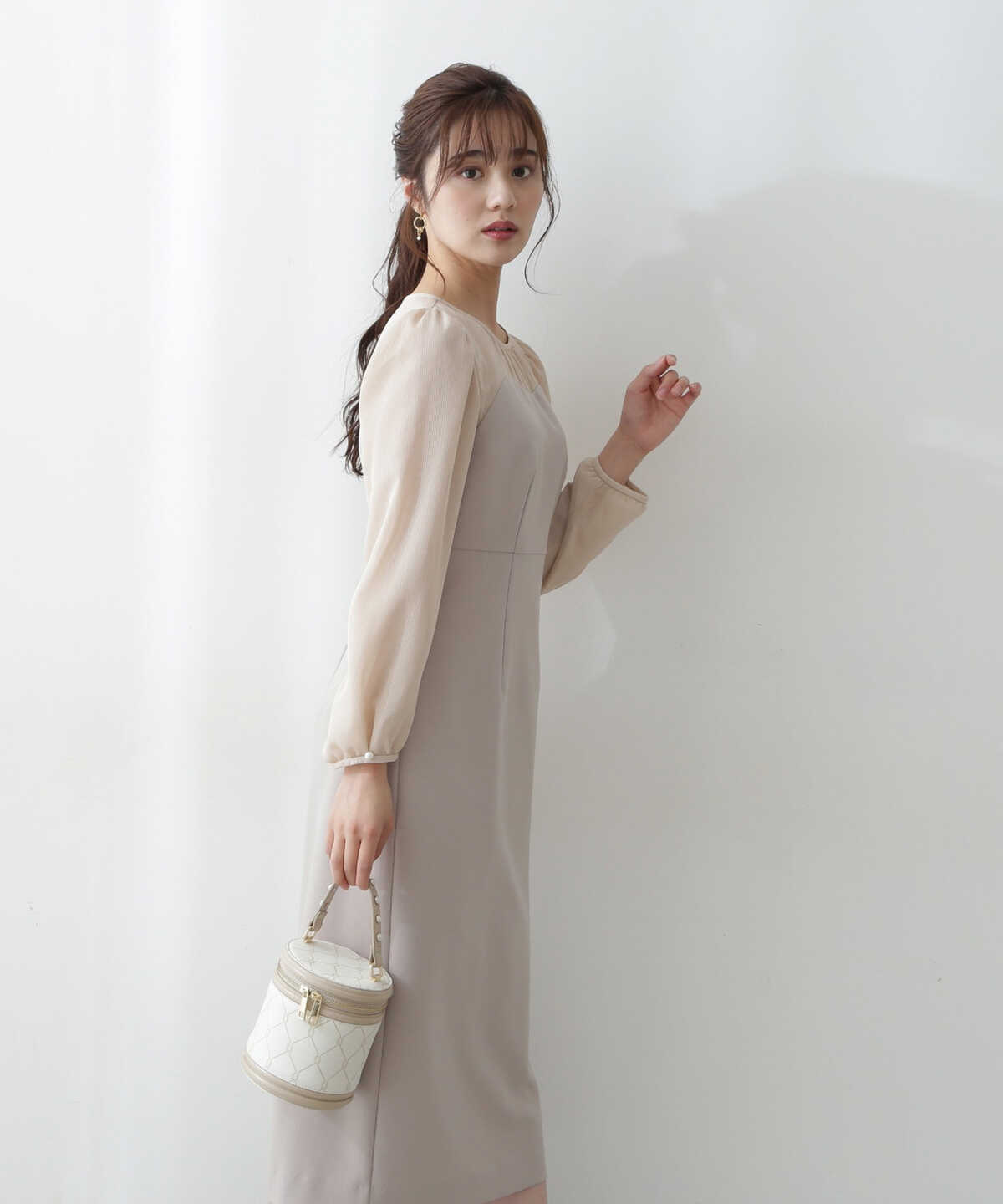 ハートカットデザインタイトワンピース Proportion Body Dressing サンエービーディーオンラインストア Sanei Online Store