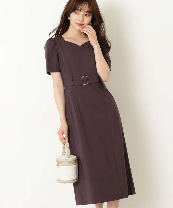 ギャザースリーブタイトワンピース Proportion Body Dressing サンエービーディーオンラインストア Sanei Online Store