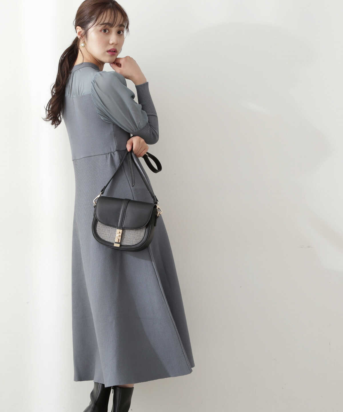 シアーパフニットワンピース Proportion Body Dressing サンエービーディーオンラインストア Sanei Online Store