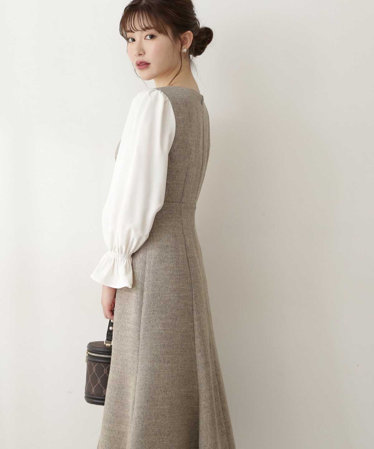 ツィードマーメイドワンピース Proportion Body Dressing サンエービーディーオンラインストア Sanei Online Store