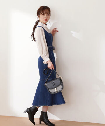 《EDIT COLOGNE》マーメイドデニムジャンスカ