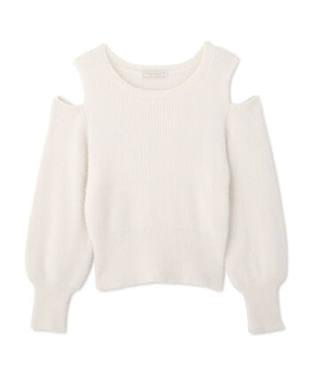 【先行予約10月下旬-11月上旬入荷予定】オープンショルダーニット