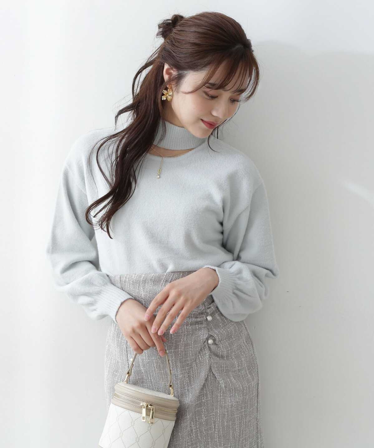 2Wayミニフェザーチェーンニット | PROPORTION BODY DRESSING 