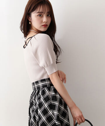 バッククロスニット