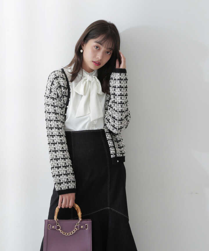 新品♡リランドチュール 美人百花 10月号掲載 パールはさみアンサンブル 新品♡リランドチュール 美人百花 10月号掲載 パールはさみ
