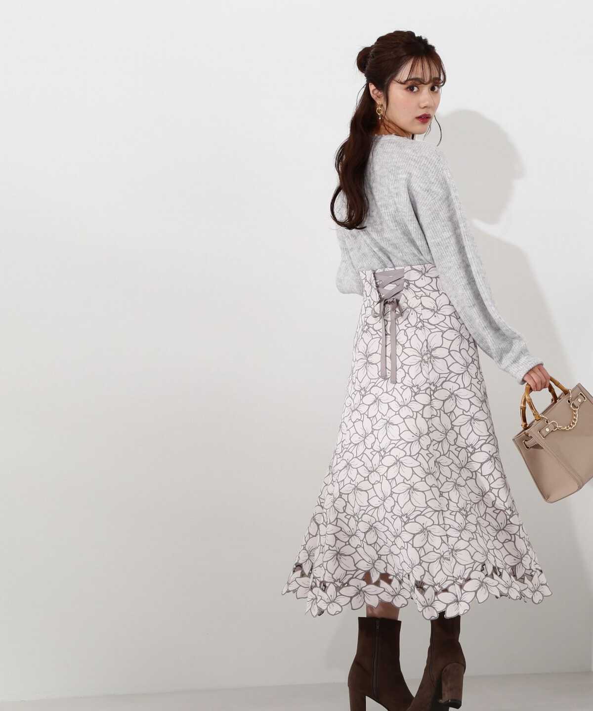 VERYboutiqueご成約済 Simone Rocha エンブロイダリーレース マーメイドスカート