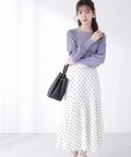 ドットアシメマーメイドスカート