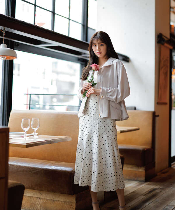 ドットアシメマーメイドスカート（1213120206） PROPORTION BODY DRESSING プロポーションボディドレッシング  【公式】通販
