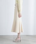 【美人百花4月号 掲載商品】フロント釦マーメイドスカート