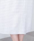 【美人百花4月号 掲載商品】ギンガムチェックハートカットタイトスカート