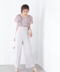 【鈴木愛理さん着用】ジョーゼットパンツ
