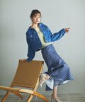 ショート丈ボリュームスリーブデニムＧジャン