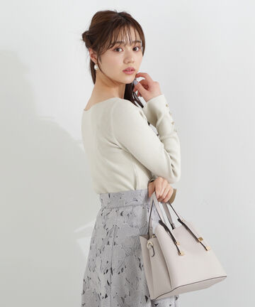 前後２Ｗａｙスリットデザインニット
