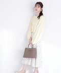 2Wayショート丈ニット WEB限定カラー：ライトカーキ