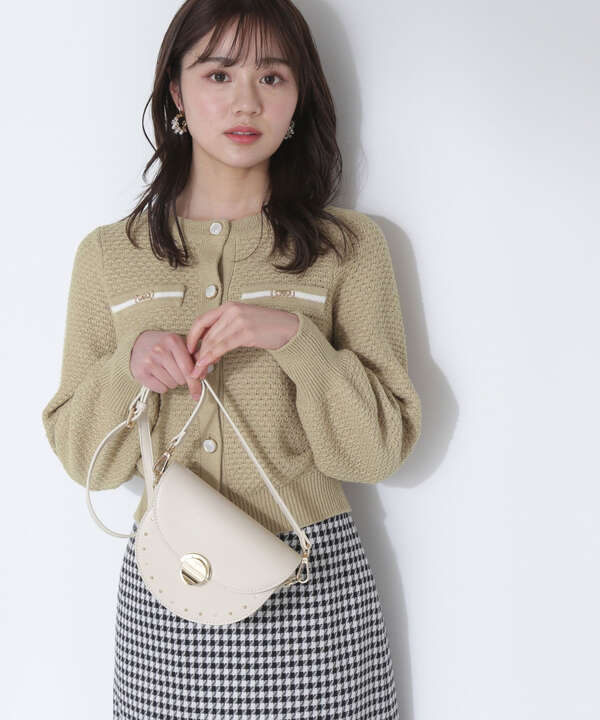 チェーンディテールカーディガン